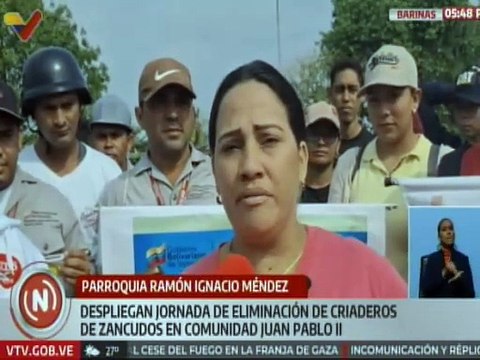 Barinas | Familias son favorecidas con jornada de eliminación de criaderos de zancudos