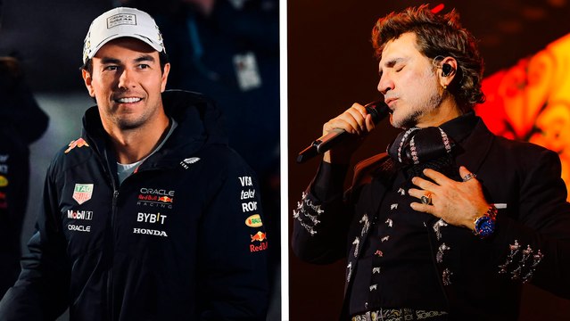 Checo Pérez sigue disfrutando la vida lejos de la F1; asiste al concierto de Alejandro Fernández