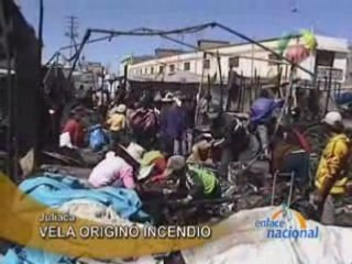 VELA ORIGINÓ INCENDIO - JULIACA