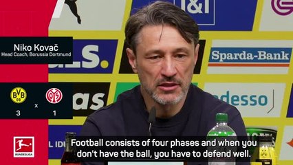 'Work together' - Kovac pleased with Dortmund defence after beating Mainz