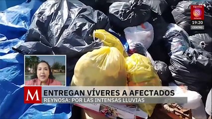 Brindan ayuda a los afectados en Reynosa después de las inundaciones