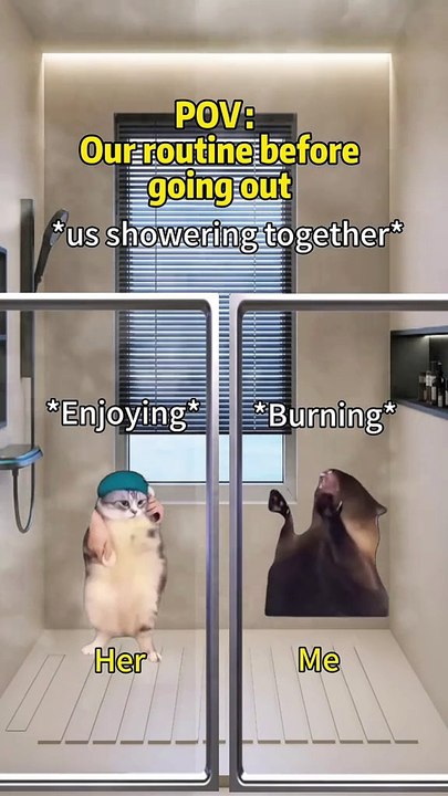 Our routine before going on a date