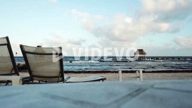 Relaxing Scenery At Vidanta Riviera Maya, Playa del Carmen, Quintana Roo, Mexico - static shot