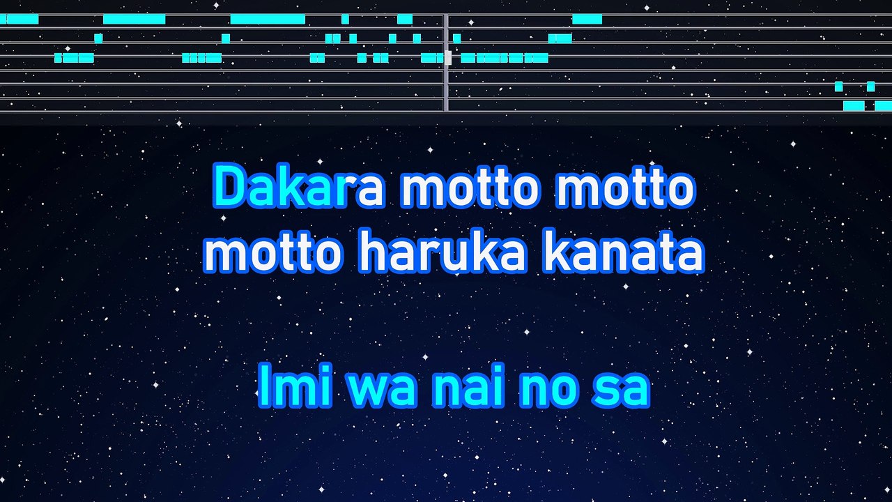 Karaoke♬ Haruka Kanata - ASIAN KUNG-FU GENERATION 【No Guide Melody】 Lyric Romanized Naruto