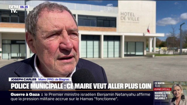 À Blagnac, le maire (PRG) Joseph Carles souhaite élargir les prérogatives de la police municipale