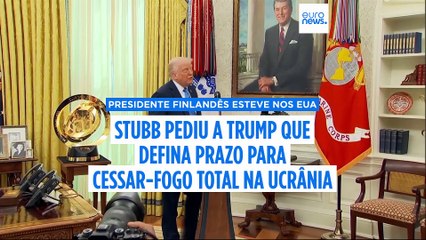 Presidente da Finlândia diz ter pedido a Trump que definisse prazo para cessar-fogo total na Ucrânia