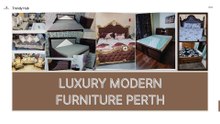 Elegant Luxury Modern Furniture Perth  to Elevate Your Home Decor