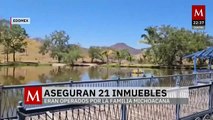 Aseguran 21 inmuebles de La Familia Michoacana en Edomex