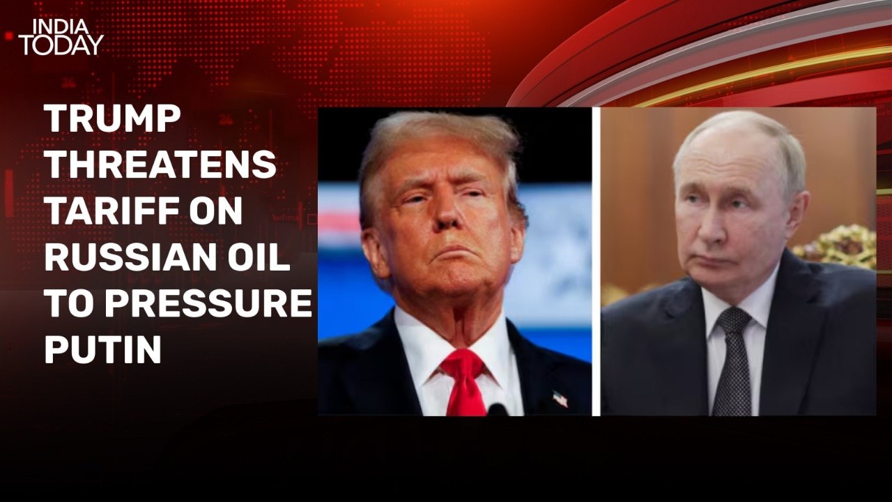 Donald Trump threatens tariff on Russian oil to pressure Putin on Ukraine deal