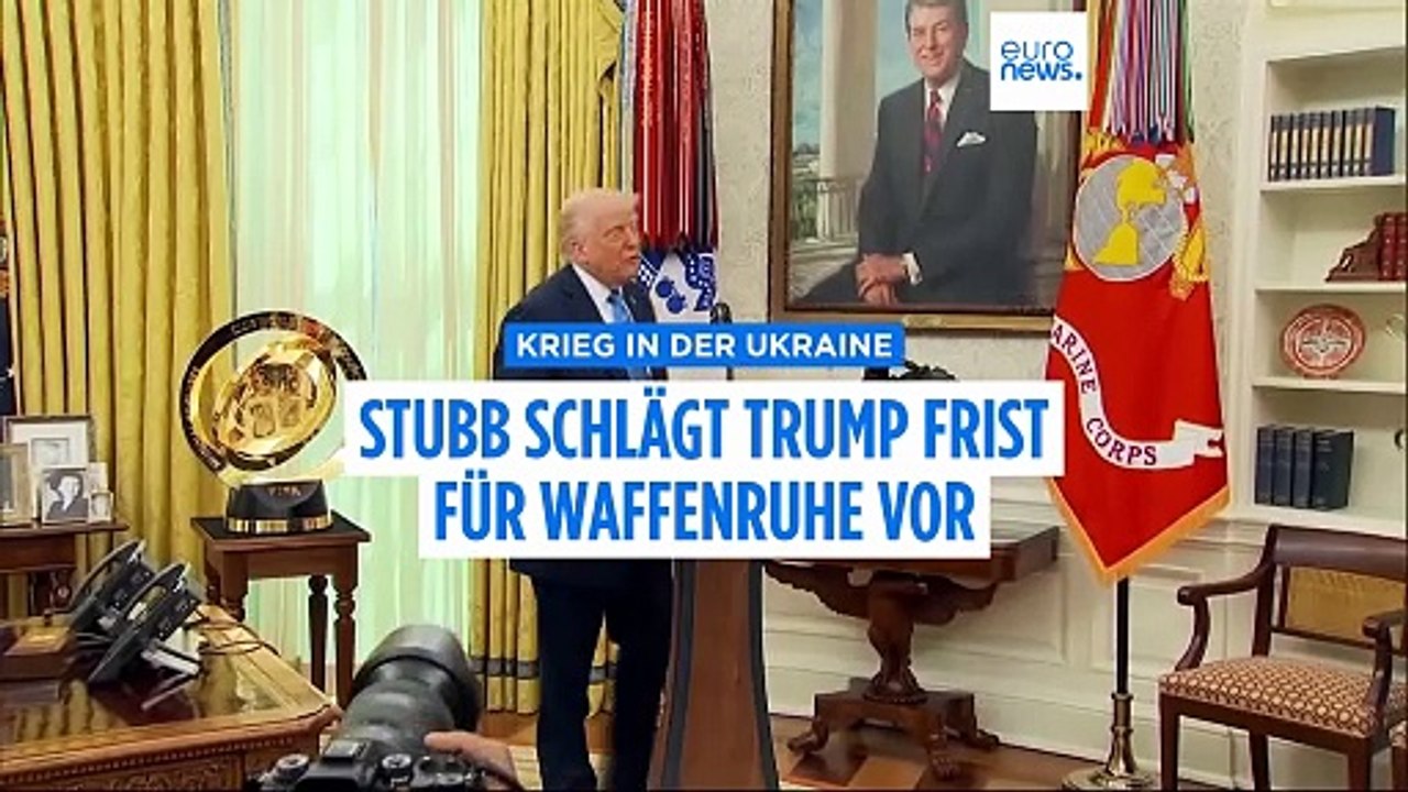 Finnlands Präsident fordert Trump auf, Frist für Waffenruhe in der Ukraine zu setzen