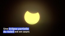La première éclipse partielle de l'année observée en Espagne