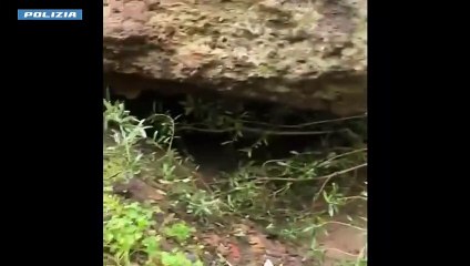 Catania, scoperti oltre 6 chili di droga e un fucile in una grotta