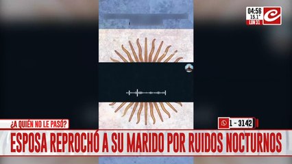 Reprochó a su marido por ruidos y olores nocturnos y el audio se hizo viral: "Andá al médico"