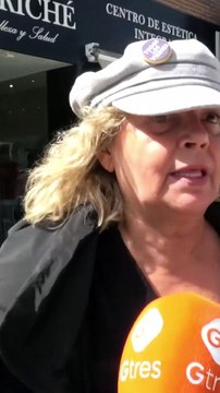 Terelu Campos evita las preguntas sobre Alejandra Rubio y Carlo Costanzia