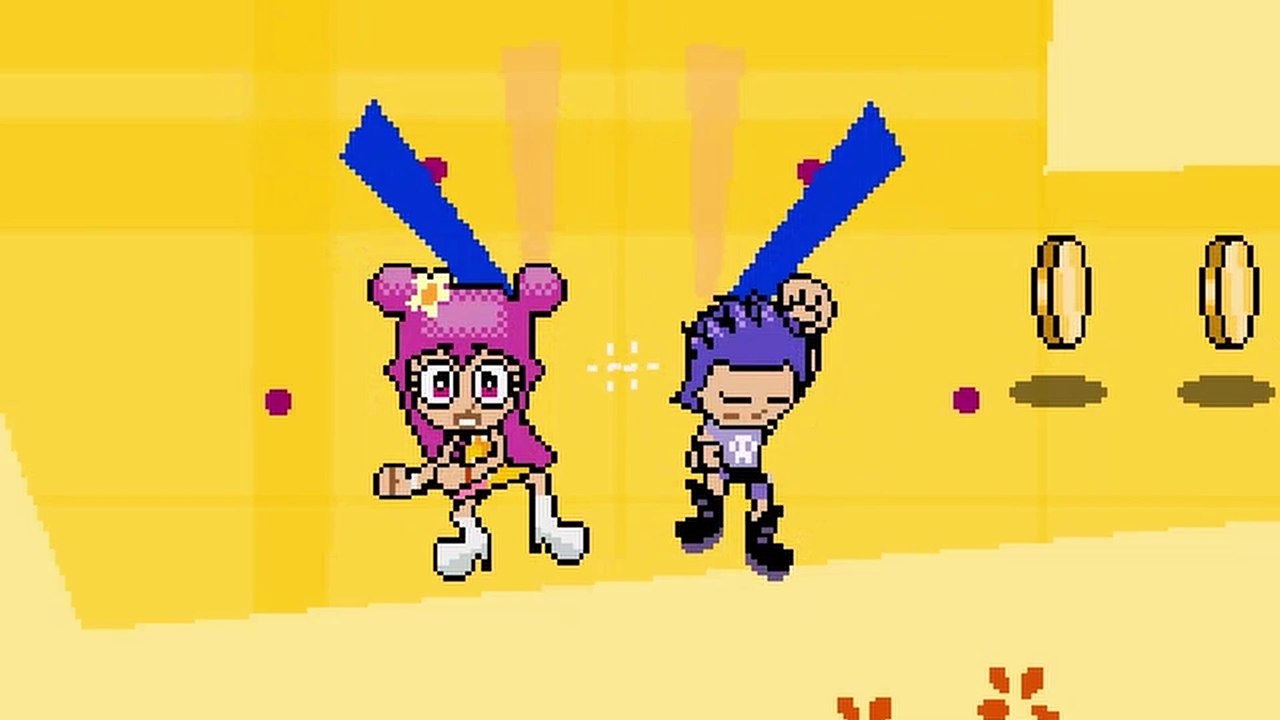 Ami and Yumi Dancing in Puffy Treasure Island