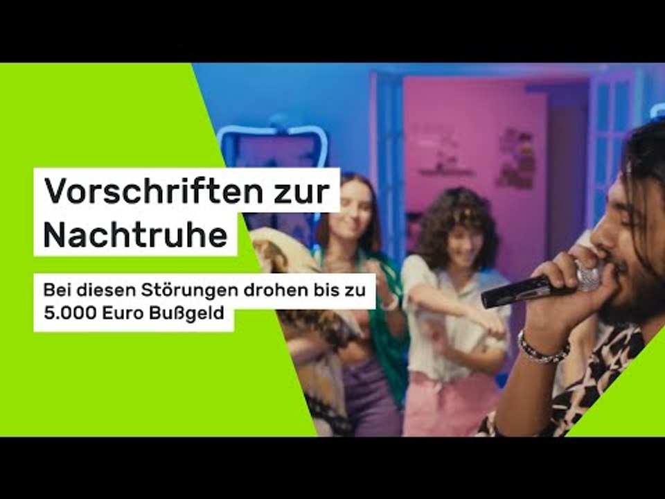 Vorschriften zur Nachtruhe: Bei diesen Störungen drohen bis zu 5.000 Euro Bußgeld