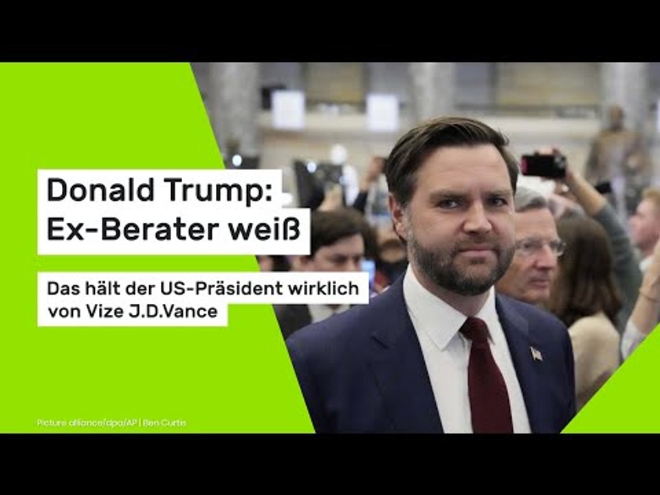 Donald Trump: Ex-Berater weiß: Das hält der US-Präsident wirklich von Vize J.D. Vance