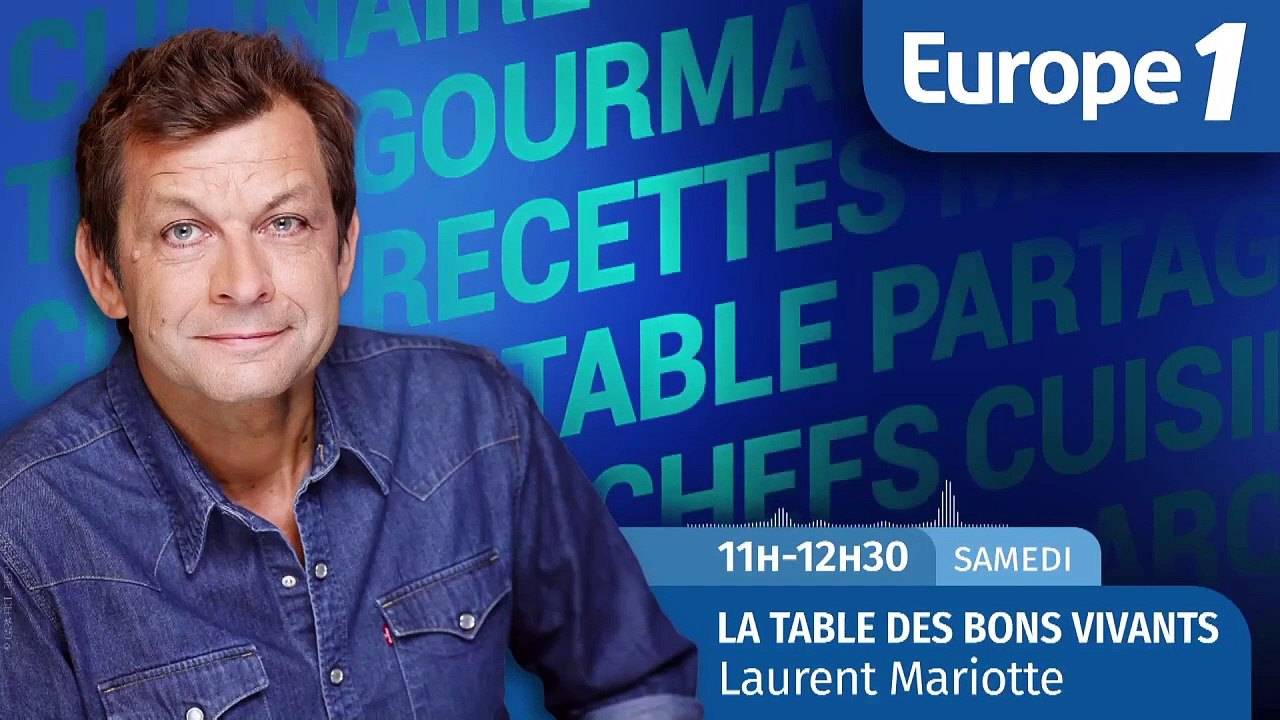 Extrait de l'émission "La table des bons vivants" ce samedi 29 mars 2025 sur Europe 1 / Yves Camdeborde lors de l'enregistrement de l'émission "Chez Jordan" en 2023