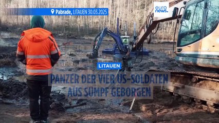 Litauen: Drei der vier im Sumpf vermissten US-Soldaten tot aufgefunden