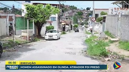 Homem é executado em Olinda; atirador foi preso
