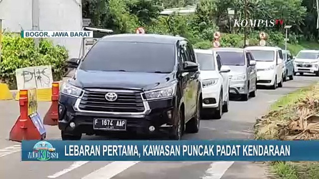 Kondisi Lebaran Pertama di Puncak Bogor Padat Kendaraan, One Way Belum Diberlakukan