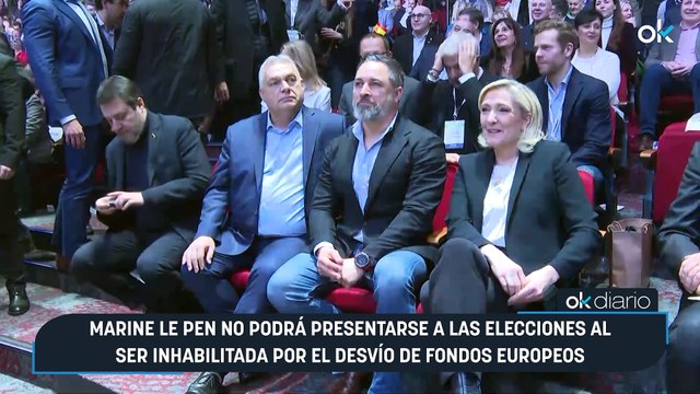 Marine Le Pen no podrá presentarse a las elecciones al ser inhabilitada por el desvío de fondos europeos