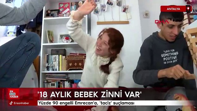 Antalya'da yüzde 90 engelli Emrecan'a, taciz suçlaması