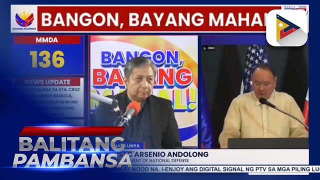 DND, kinumpirmang nananatiling matatag ang alyansa ng Pilipinas at U.S.