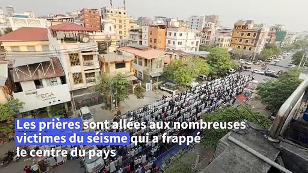 Birmanie: les musulmans de Mandalay célèbrent l'Aïd dans le deuil