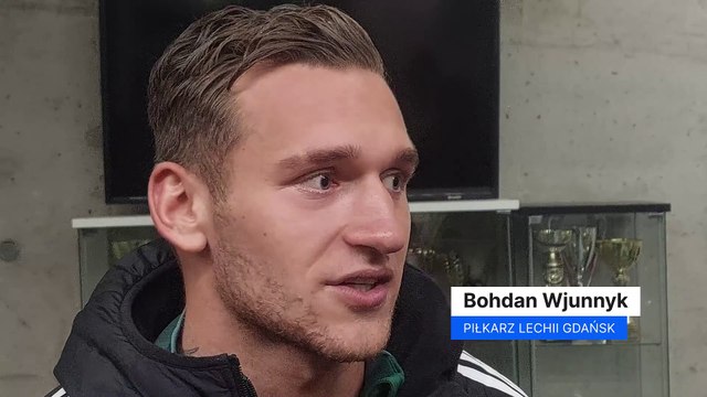 Bohdan Wjunnyk, piłkarz Lechii Gdańsk: Gdybyśmy przegrali z Jagiellonią, to byłby dla nas koniec. Daję całego siebie dla kibiców i miasta
