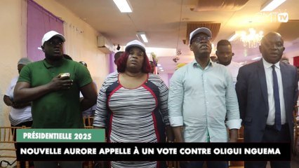 [#Reportage] Présidentielle 2025 : Nouvelle Aurore appelle à un vote contre Oligui Nguema