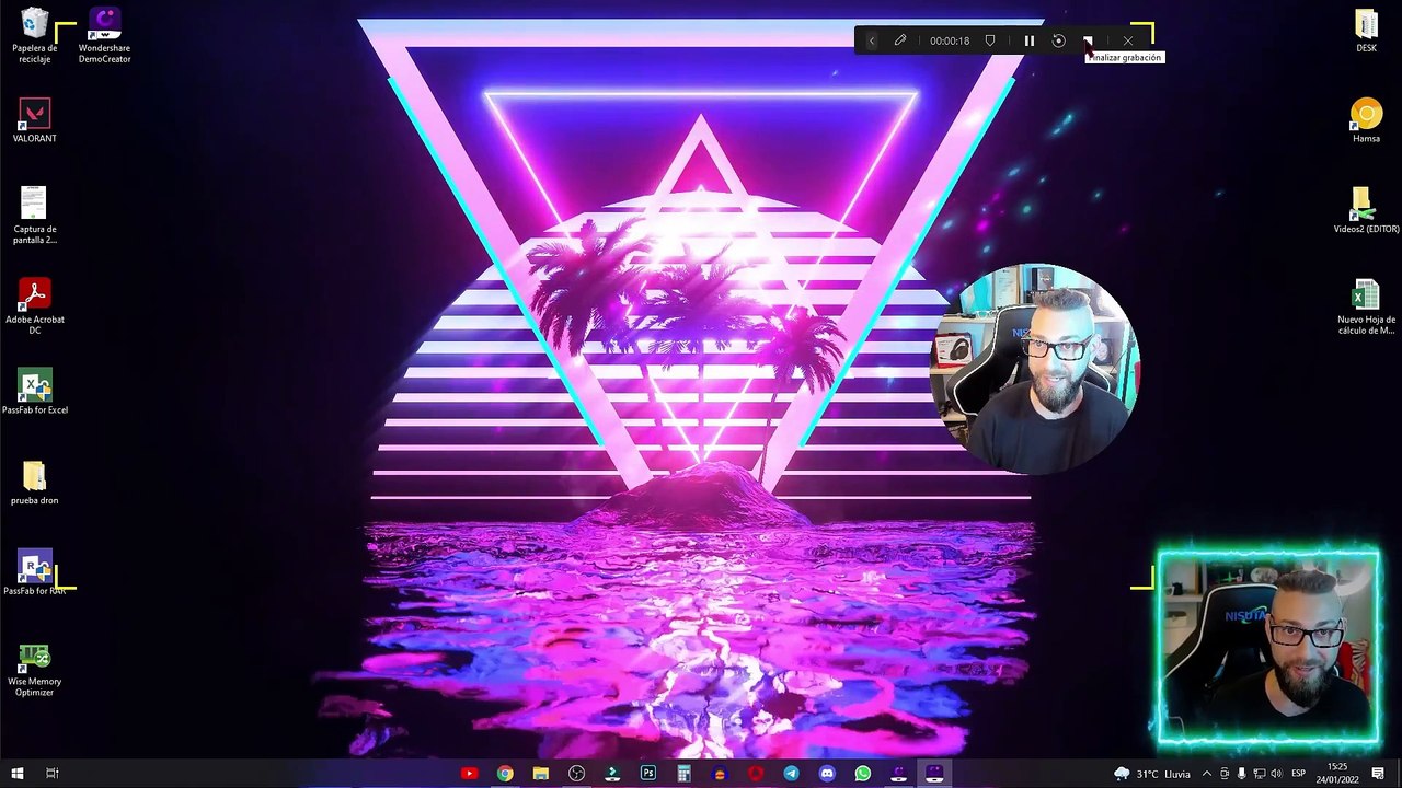 Cómo GRABAR la PANTALLA (la WEBCAM) y Editar el VIDEO en 1 Solo Programa 🤪