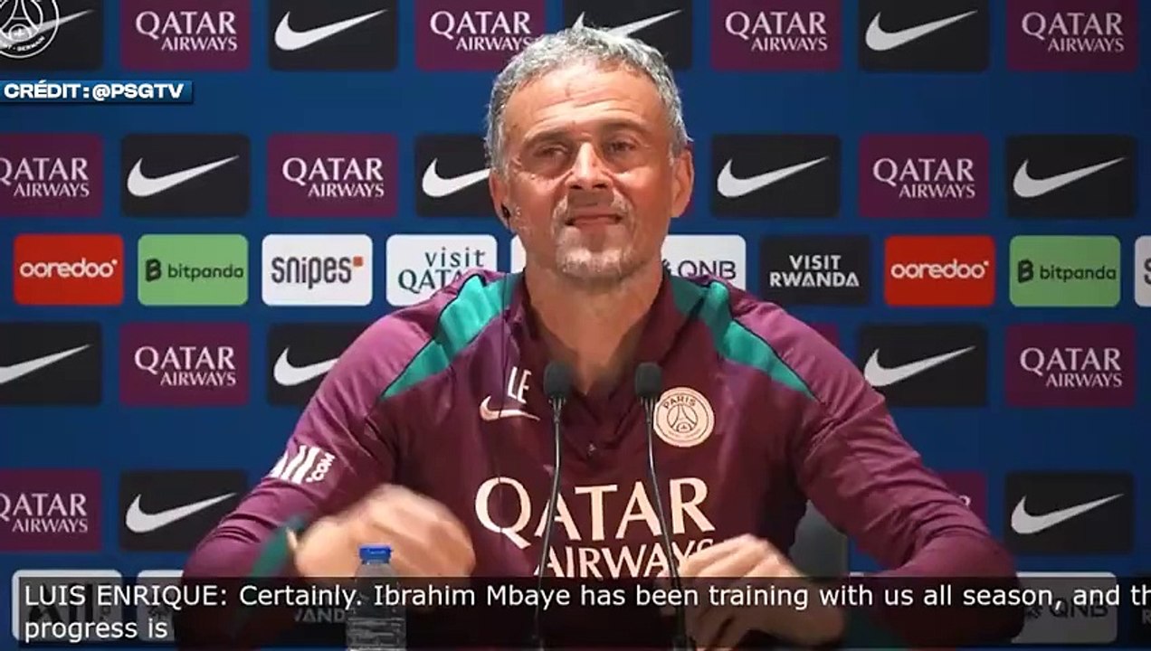 PSG : la sortie forte de Luis Enrique sur Ibrahim Mbaye