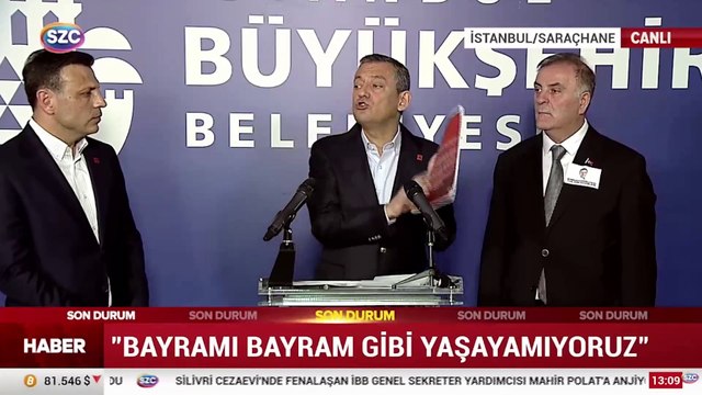 Özgür Özel: Bu bayramı bayram gibi yaşayamıyoruz