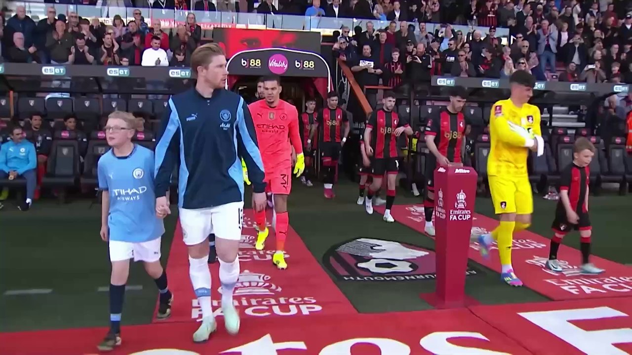 Bournemouth 1-2 Manchester City ｜ Haaland & Marmoush Goals send City to FA Cup Semis!
