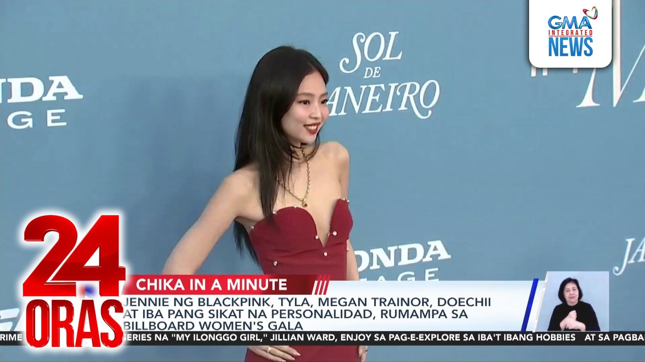 Jennie ng Blackpink, Tyla, Megan Trainor, Doechii at iba pang sikat na personalidad, rumampa sa Billboard Women's Gala | 24 Oras