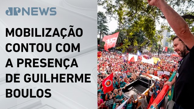 Manifestantes ocupam Av. Paulista em ato contra anistia