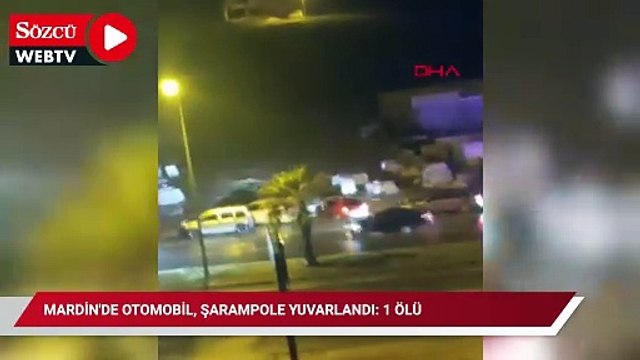 Mardin'de otomobil, şarampole yuvarlandı: 1 ölü