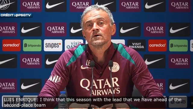 PSG : Luis Enrique juge le niveau de la Ligue 1