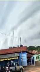 La nube que asustó al interior de San Pablo, Brasil (17/01/2025)