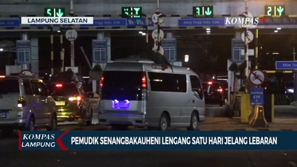 Pemudik Senang Bakauheni Lengang Satu Hari Jelang Lebaran