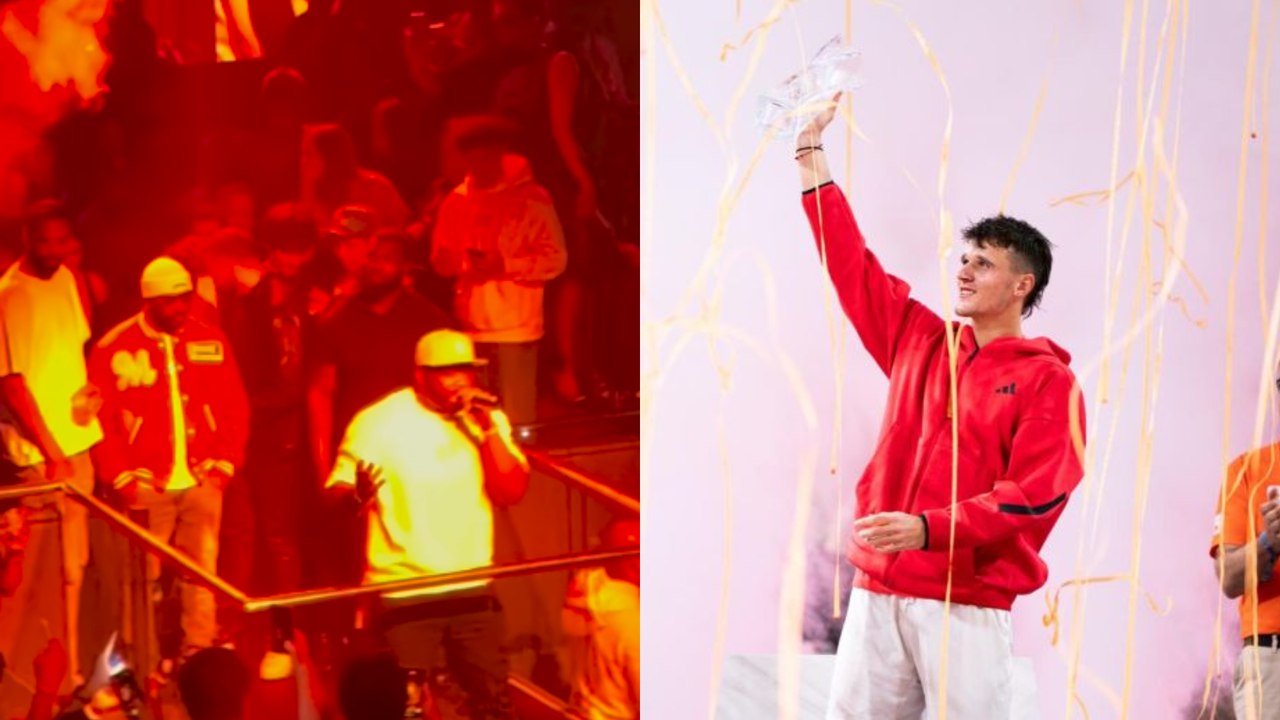 Tennis - Miami 2025 - Jakub Mensik celebrated his title in Miami at a 50 Cent concert