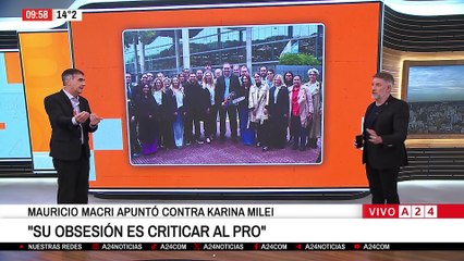 📺 MAURICIO MACRI CONTRA JAVIER MILEI EN EL PASE ENTRE ANTONIO LAJE Y LUIS NOVARESIO