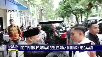 Momen Akrab Didit dan Puan Lebaran di Rumah Ketum PDIP Megawati