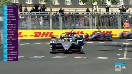 FE 2018-2019_Manche 8_Paris e-Prix_Course (en français - Eurosport 1 - France) [RaceFan96]