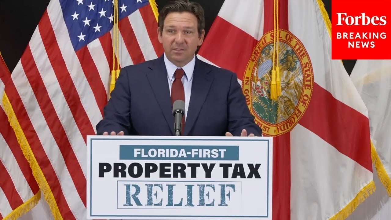 Gov. Ron DeSantis Proposes Cutting Florida Property Taxes