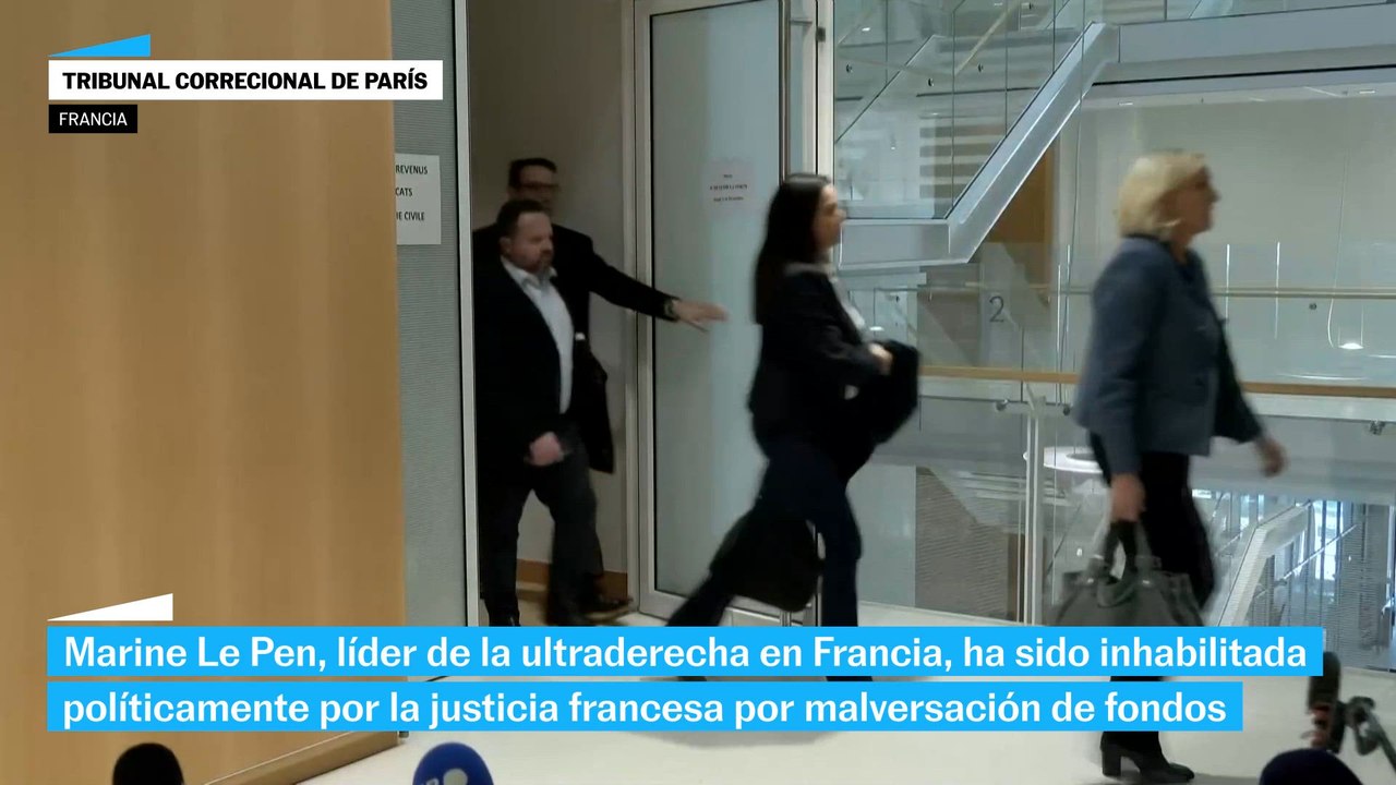 Abogado de Le Pen: "El golpe de hoy es un golpe a la democracia"