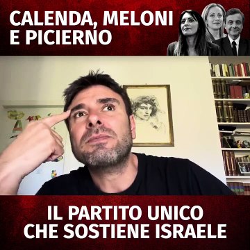 Di Battista - Calenda, Meloni e Picierno (PD): il partito unico che sostiene Israele (31.03.25)
