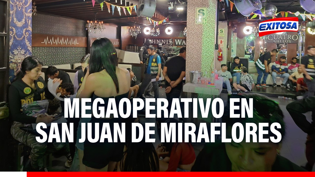 Megaoperativo en SJM: Cae presunta facción del 'Tren de Aragua' y detienen a 62 personas en búnker