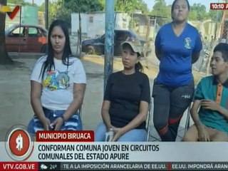Conforman comuna joven en circuitos comunales del estado Apure para avanzar en el mapa de sueños